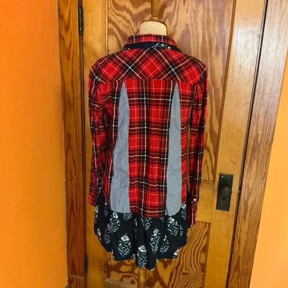 Merona Shabby Chic feminine ruffled flannel shirt - Picture 6 of 11